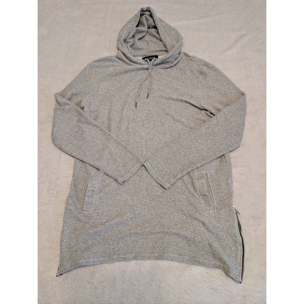 PacSun Hoodie Women Medium Side Zip Minimalist Streetwear Pullover